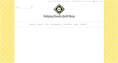 Desktop Screenshot of helpinghandsquilts.com