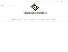 Tablet Screenshot of helpinghandsquilts.com